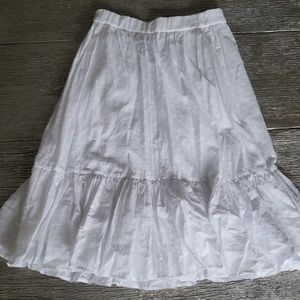 White J Crew Skirt